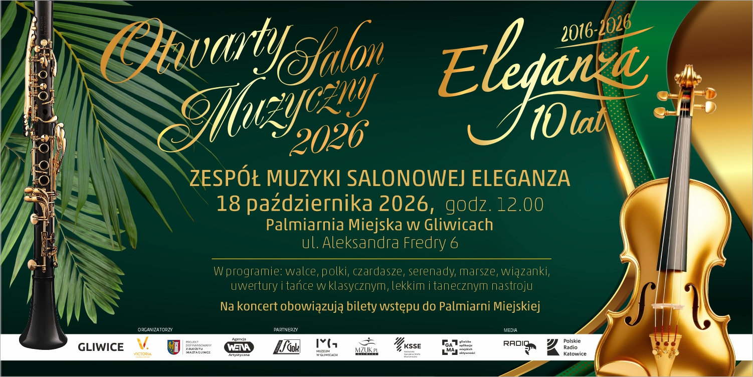 Otwarty Salon Muzyczny | Koncert Zespołu Muzyki Salonowej Eleganza