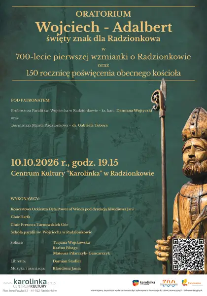 Oratory “Wojciech — Adalbert. A holy sign for Radzionkov”