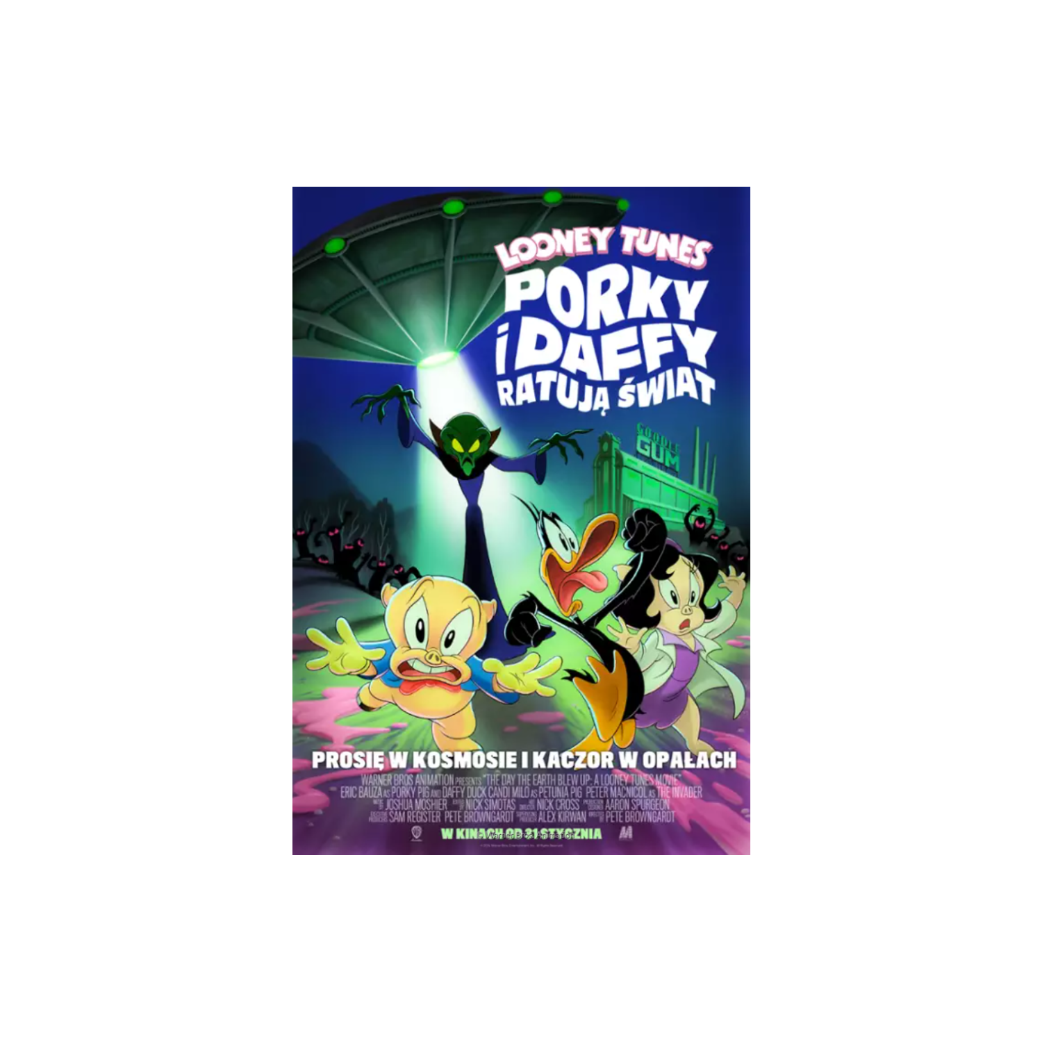 Looney Tunes. Porky and Daffy save the world