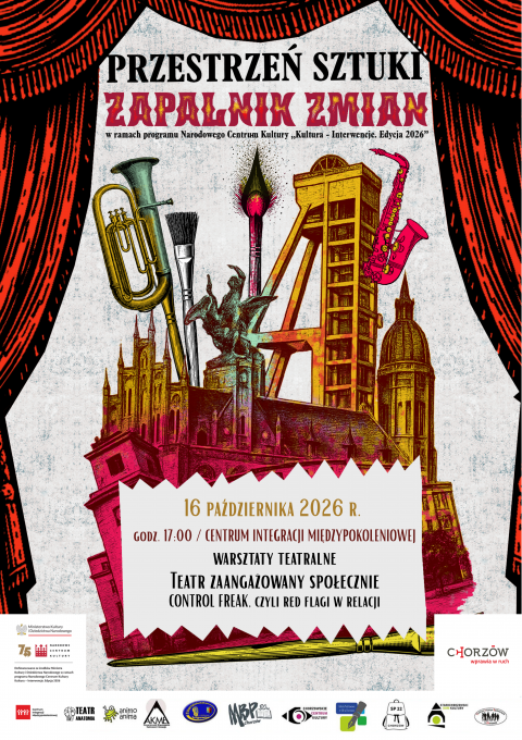 Warsztaty teatralne „Teatr zaangażowany społecznie” w Centrum Integracji Międzypokoleniowej - CONTROL FREAK, czyli red flagi w relacji