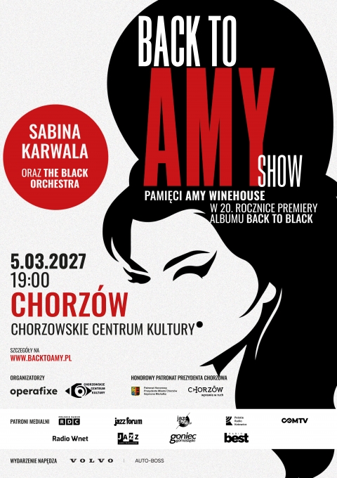 BACK TO AMY SHOW - SABINA KARWALA & THE BLACK ORCHESTRA