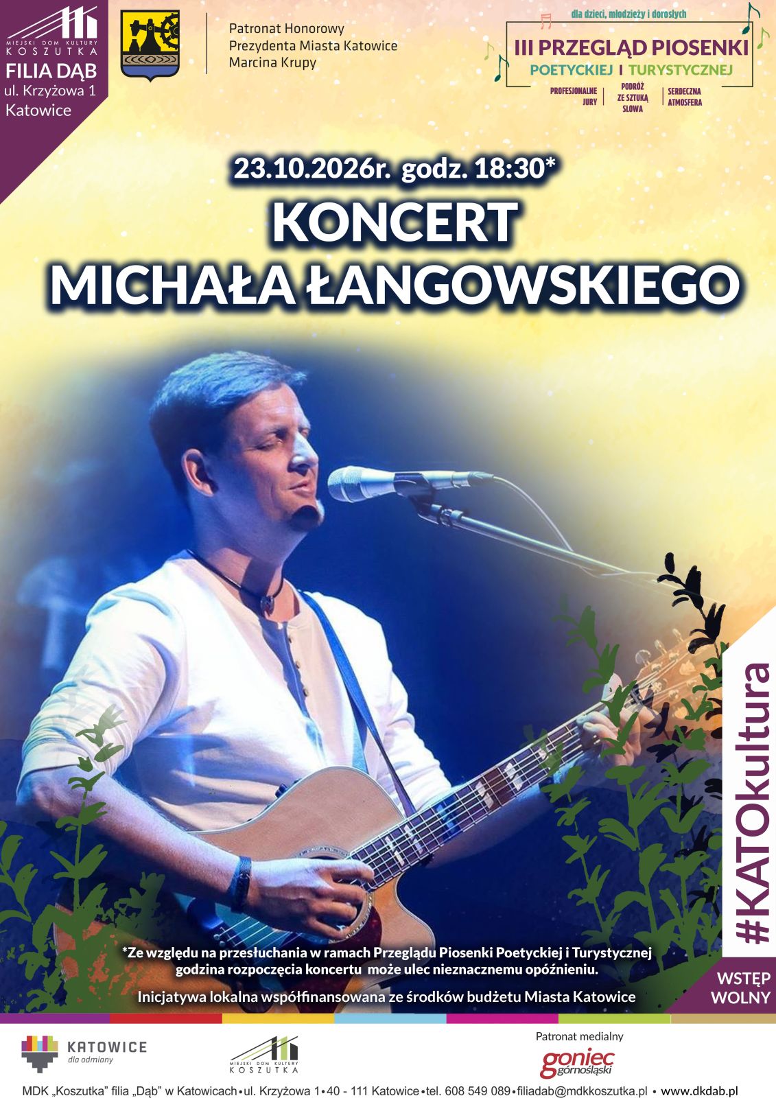 Koncert Michała Łangowskiego