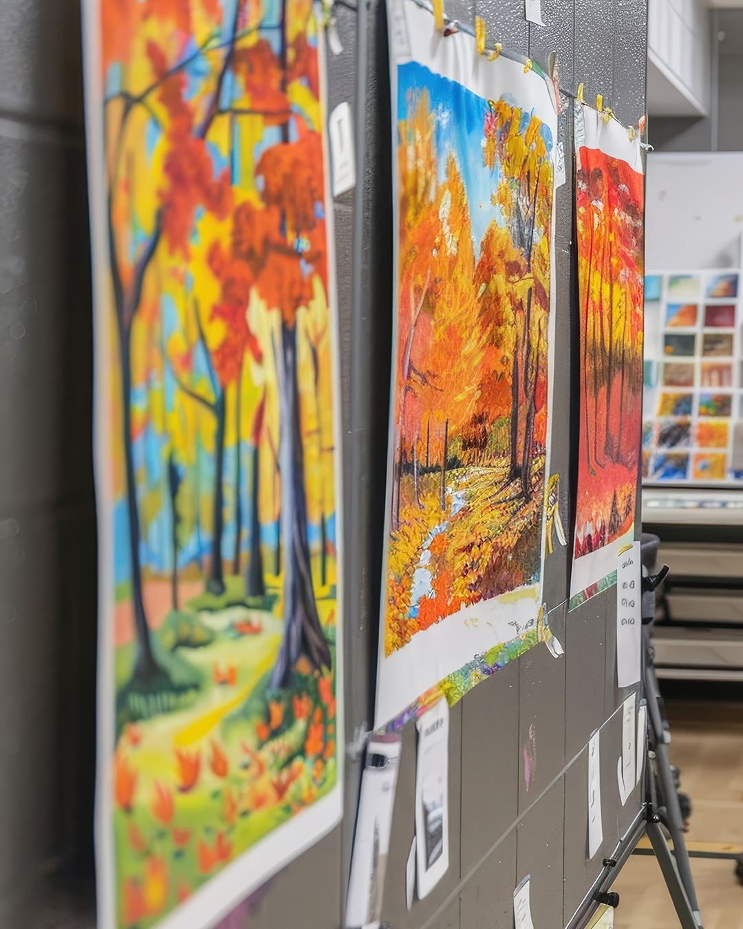 Mini Biennale Sztuki Dziecięcej wernisaż prac dzieci