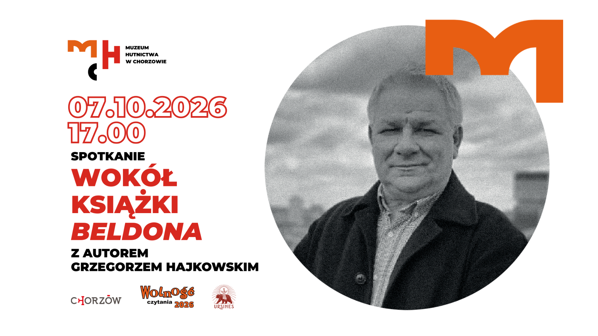 Meeting with Grzegorz Hajkowski around the book “Beldon”