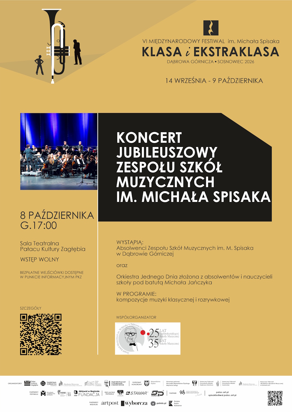 Koncert Jubileuszowy Zespołu Szkół Muzycznych im. Michała Spisaka