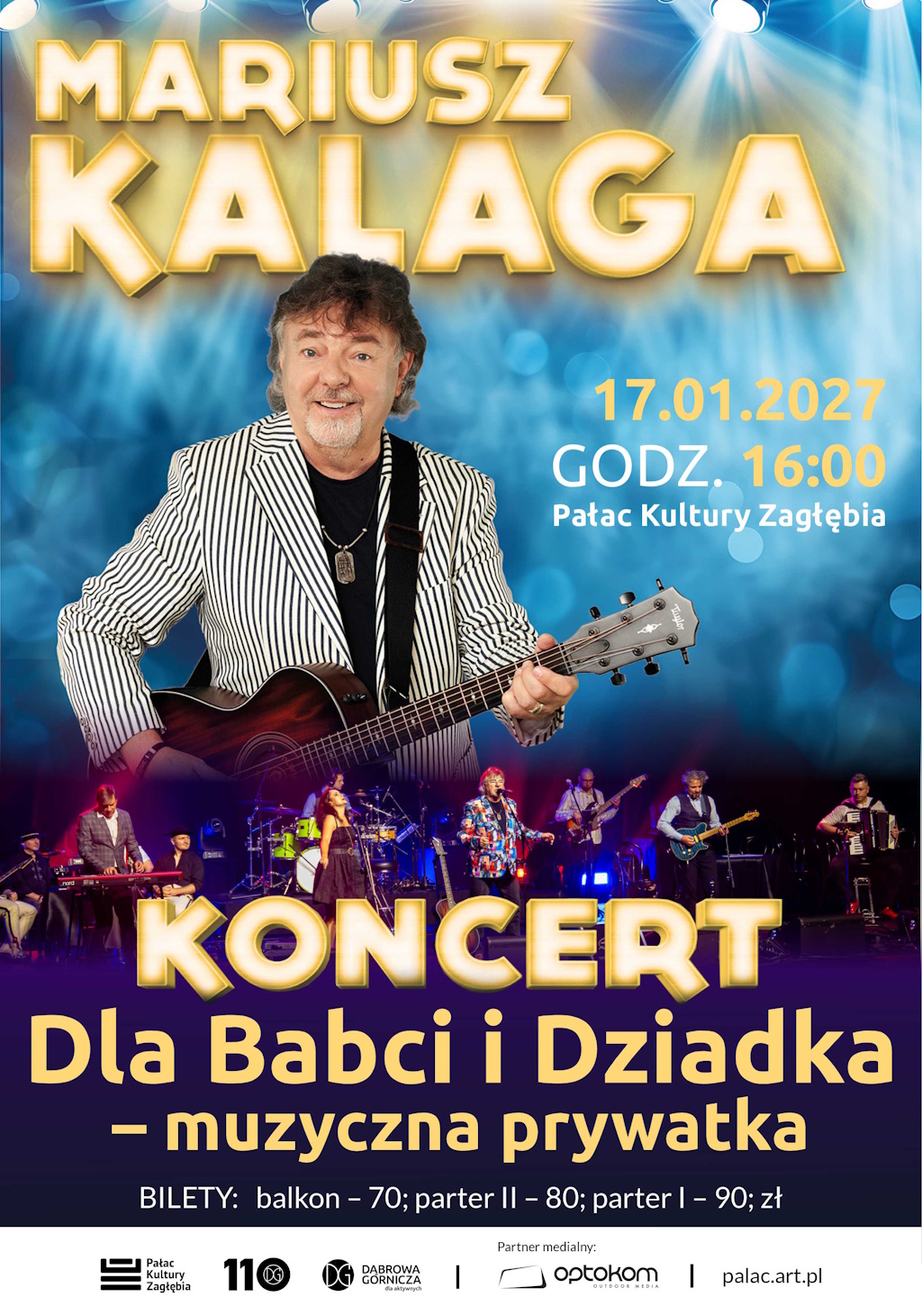 Mariusz Kalaga z zespołem | Dla Babci i Dziadka – muzyczna prywatka