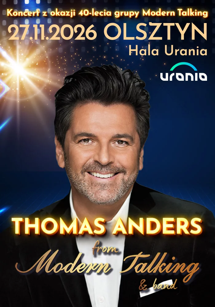 Thomas Anders from Modern Talking & Band. Specjalny koncert z okazji 40-lecia grupy Modern Talking