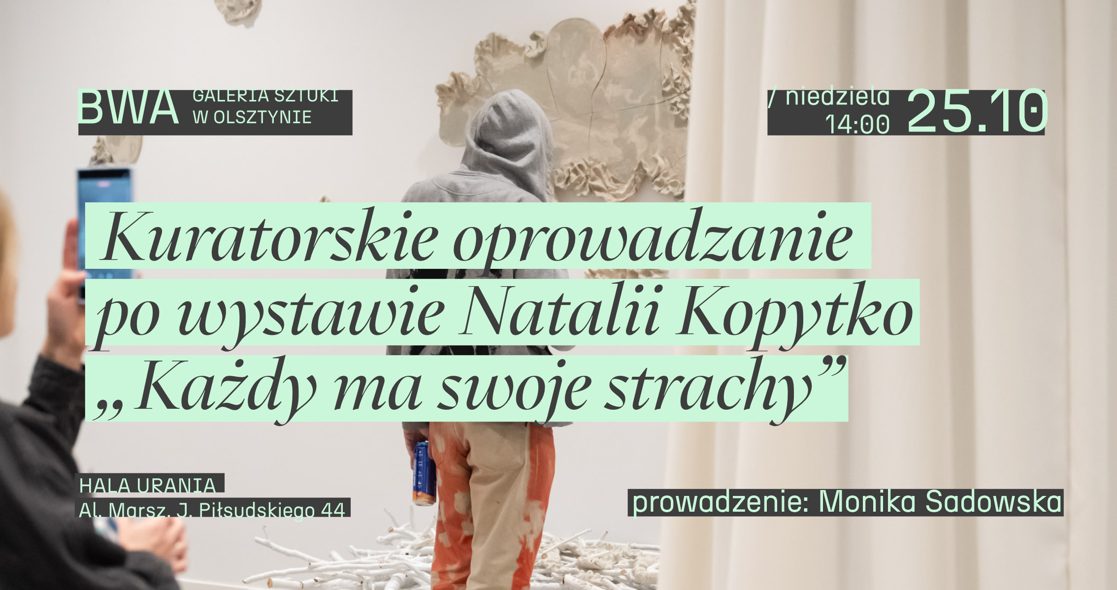 Curatorial tour of Natalia Kopytko's exhibition “Everyone has their fears”