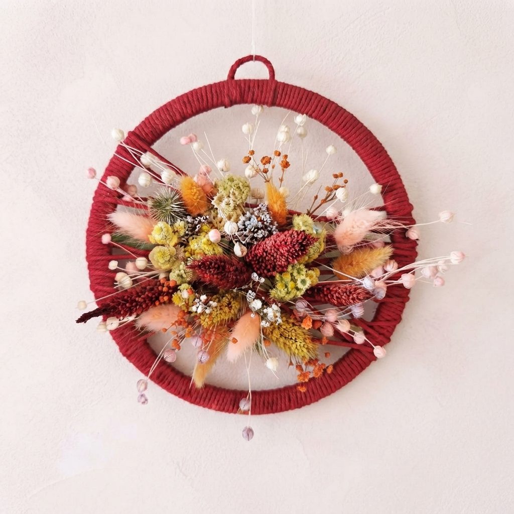 Applied art: Wreath from nature