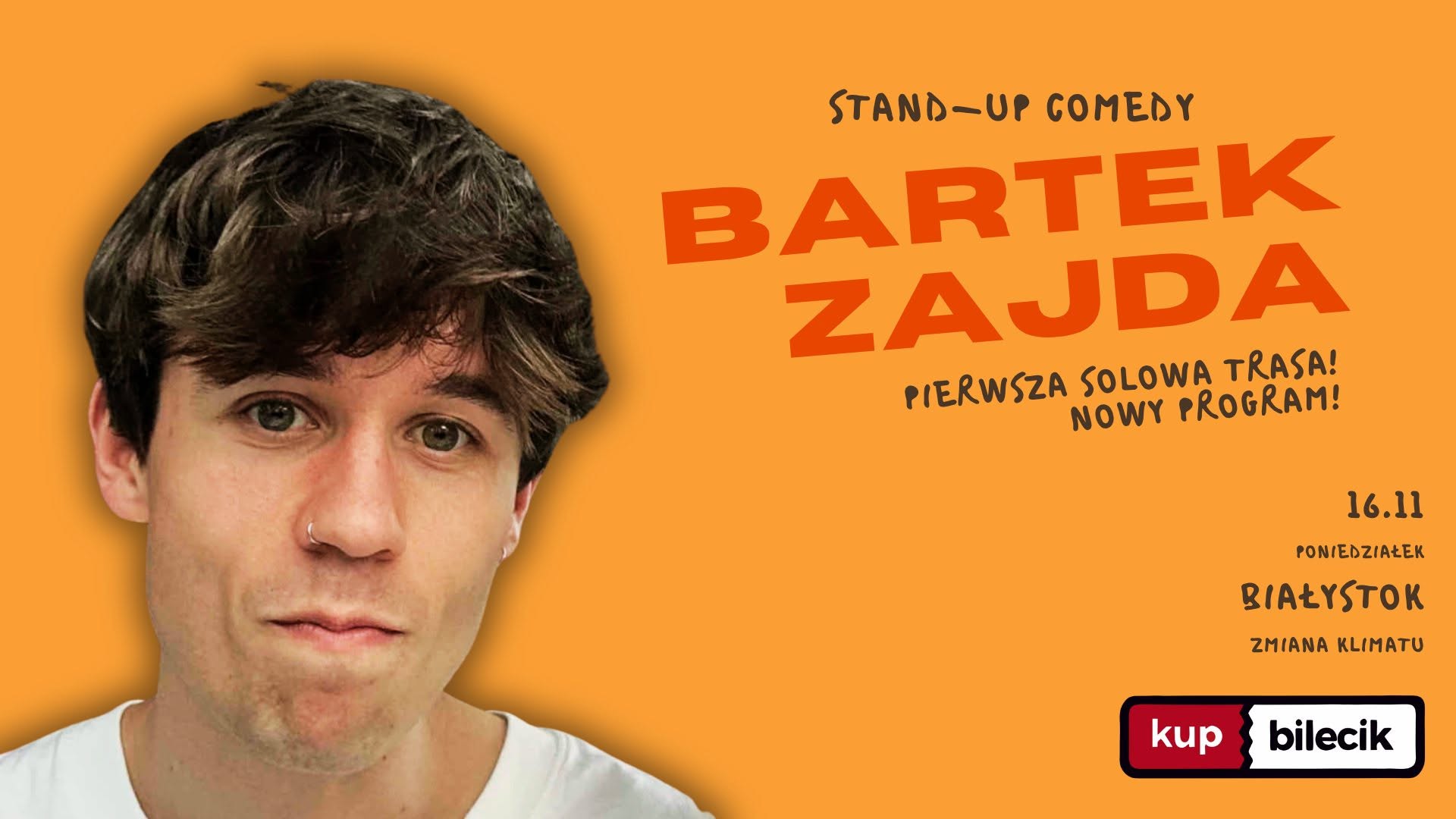 Bartek Zajda — the second time in the first solo tour