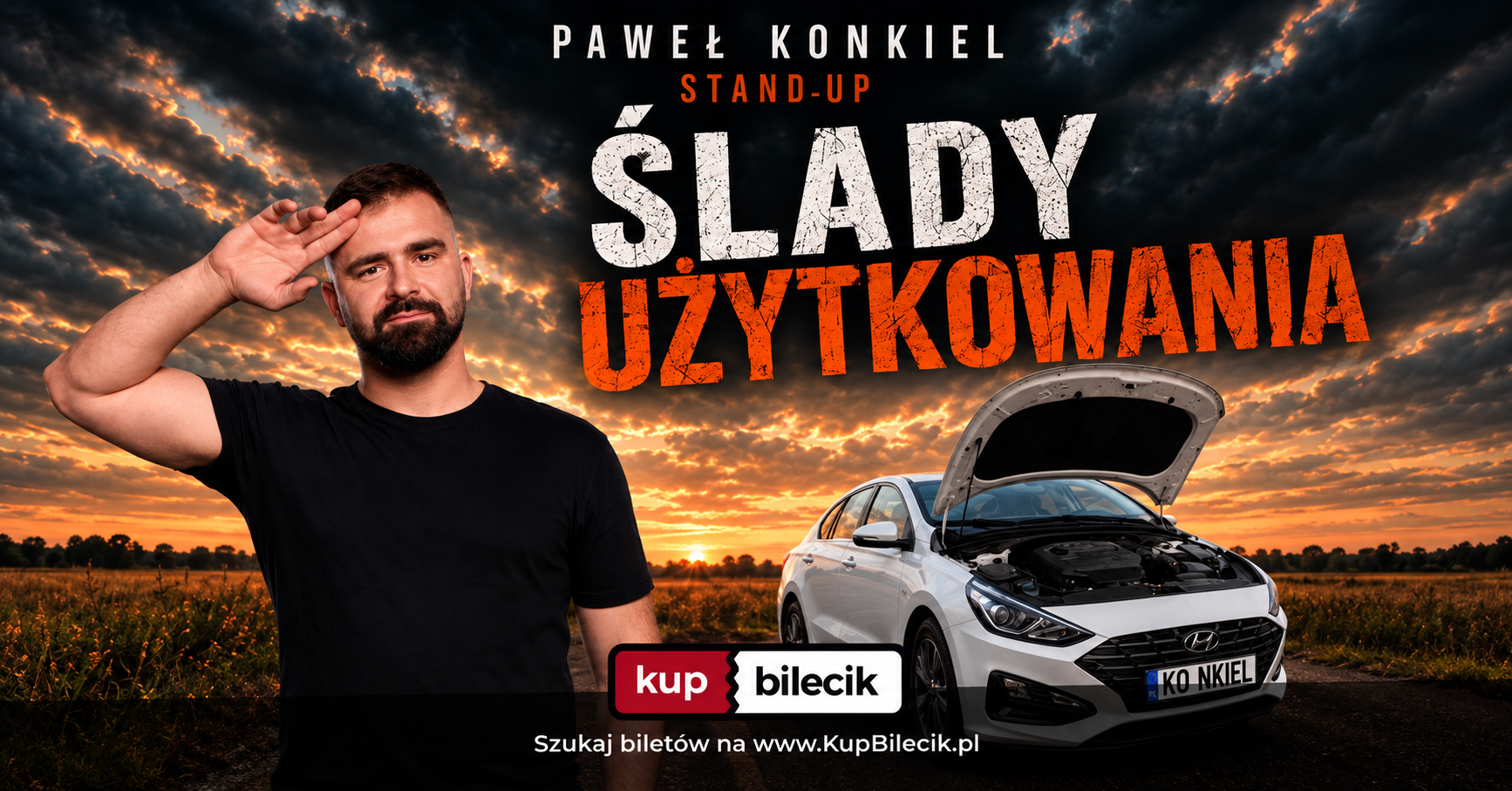 Paweł Konkiel premierowo z programem „Ślady użytkowania”
