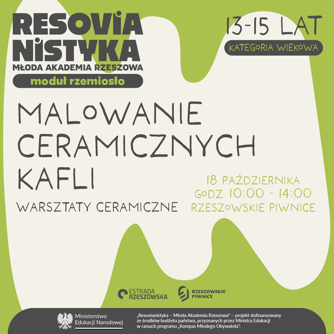 Painting ceramic tiles | Resovianistyka — Młoda Akademia Rzeszowa