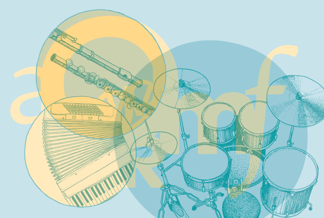 Three colors of music