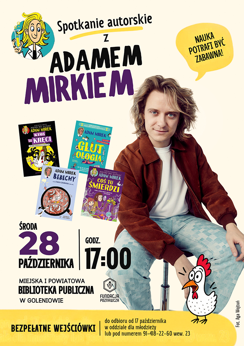 Spotkanie autorskie z Adamem Mirkiem