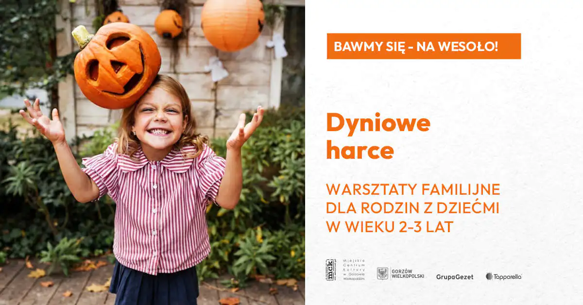 Let's have fun — for fun! Pumpkin harce — workshops for children and parents