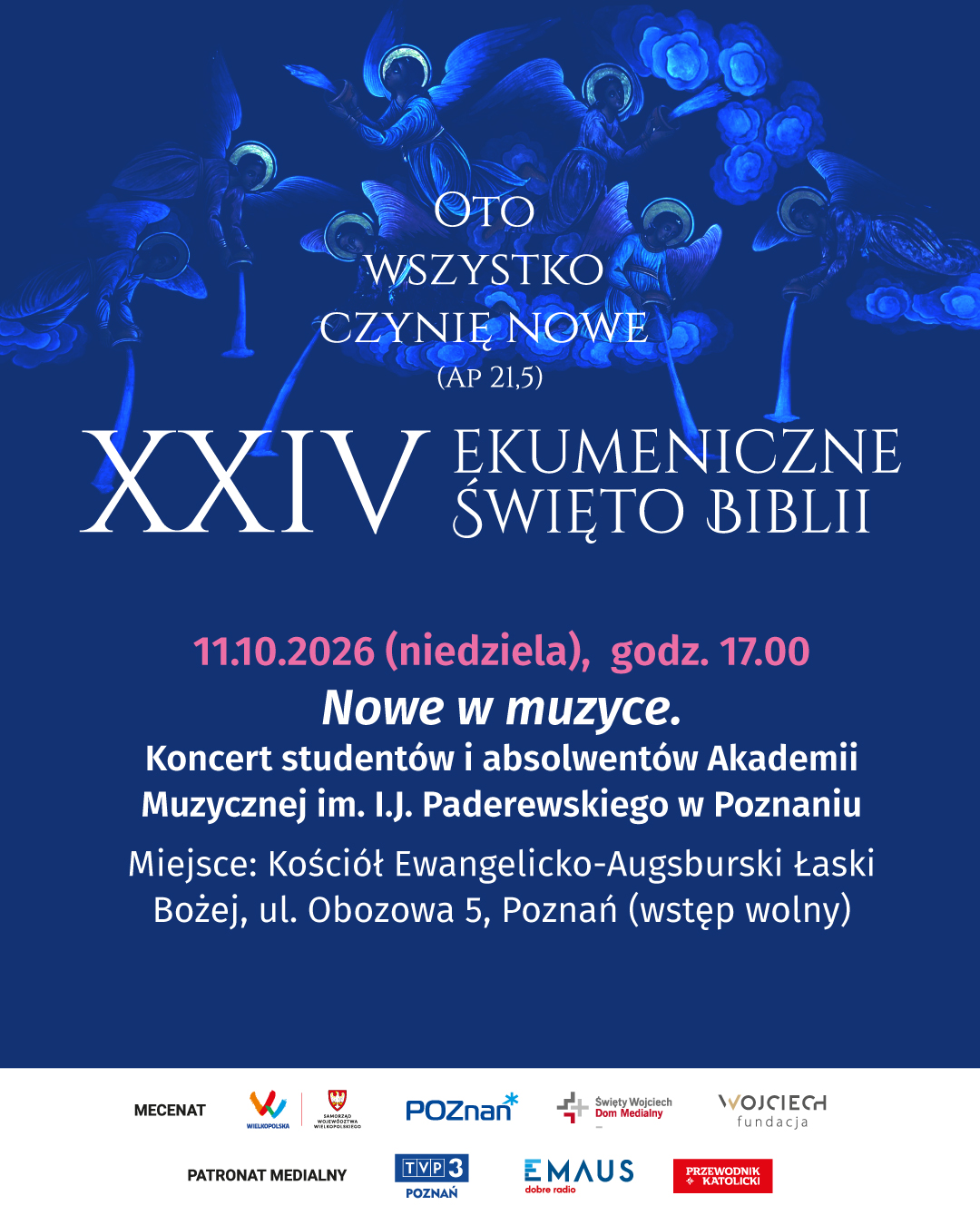 Nowe w muzyce. Koncert w ramach Ekumenicznego Święta Biblii