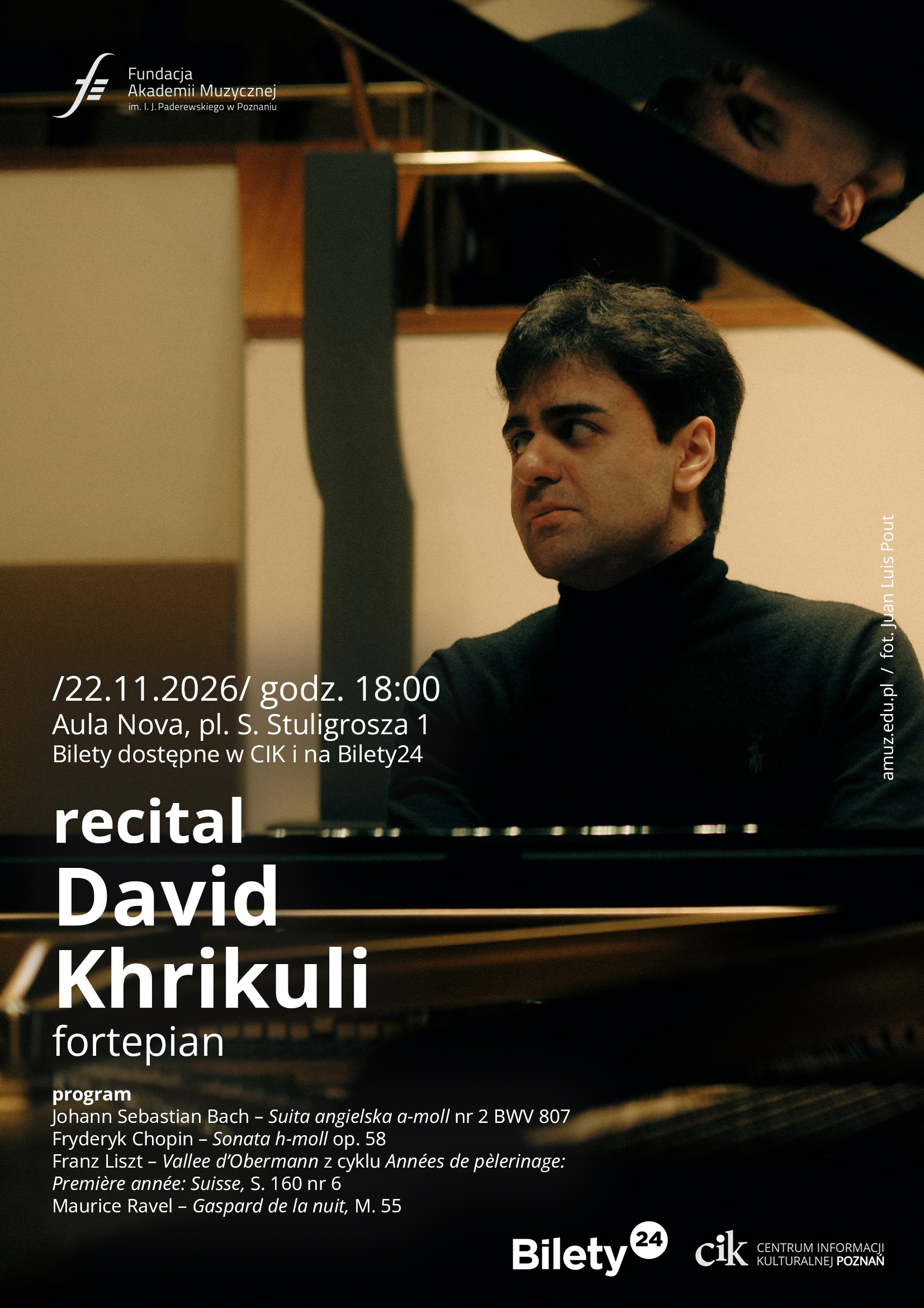 Piano recital by David Khrikuli