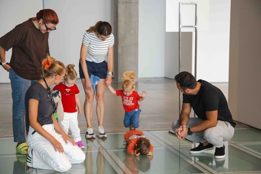 Family Creative walk through the exhibition State of Possession. Topography of the MOCAK Collection — part I