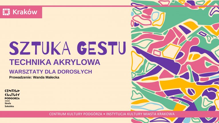 Warsztaty dla dorosłych: Sztuka gestu – technika akrylowa
