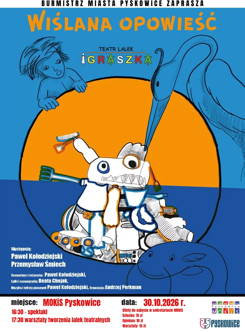 Spektakl Teatru Lalek Igraszka pt. „Wiślana Opowieść”