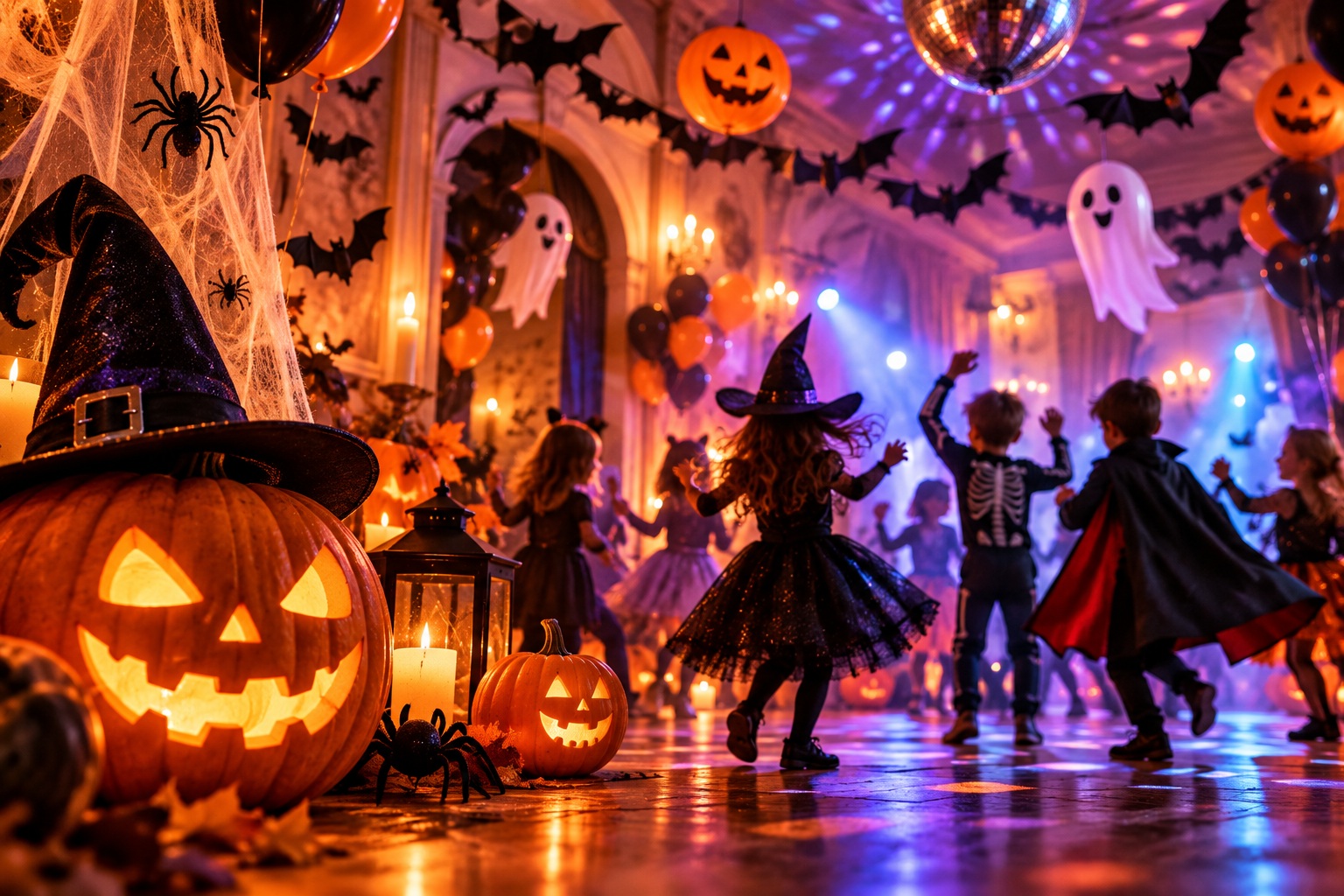 UPIORNY BAL W ZAMECZKU – zabawa halloween’owa dla dzieci w wieku 6 – 9 lat