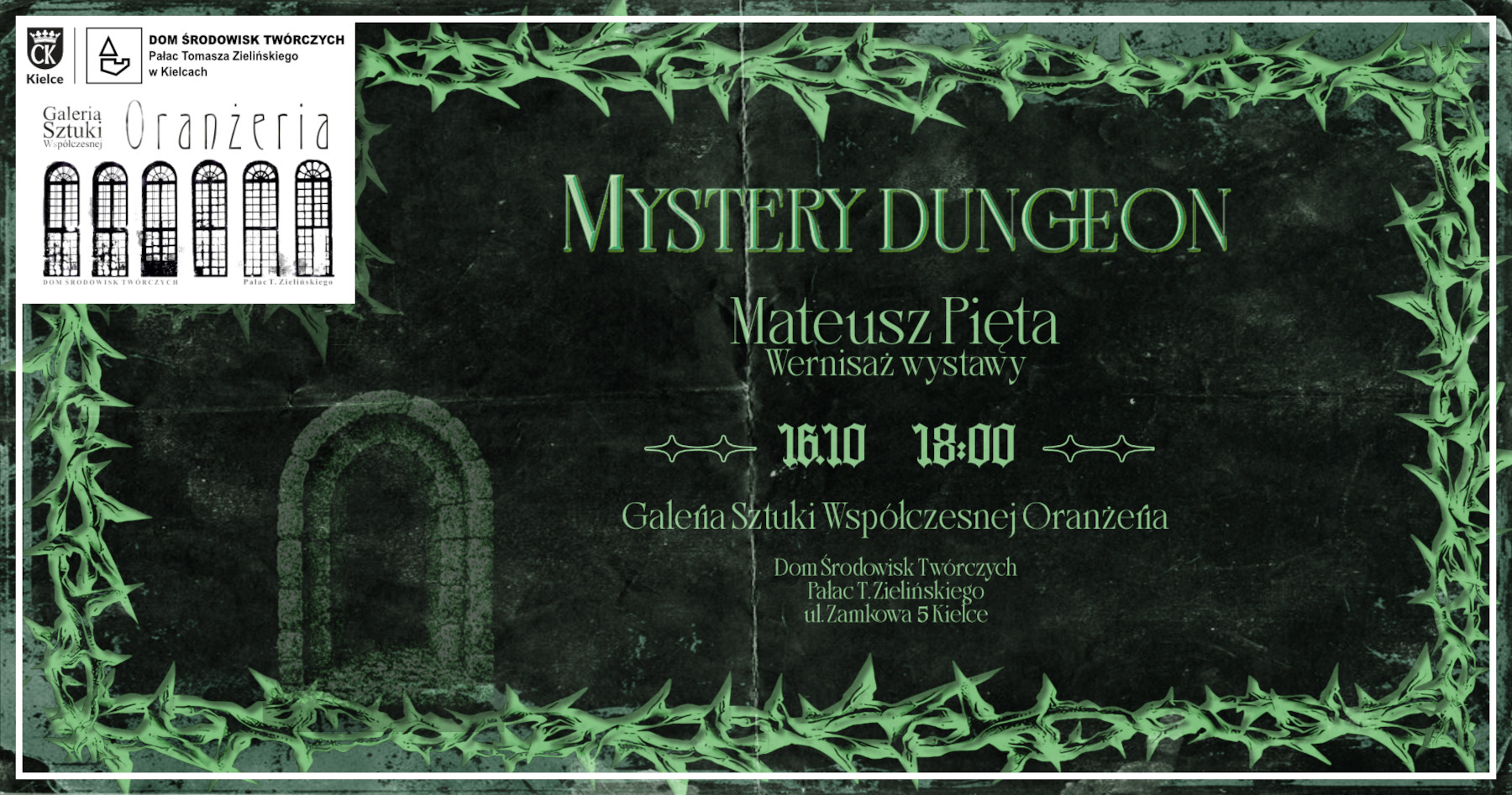 Wernisaż wystawy malarstwa Mateusza Pięty „Mystery Dungeon”