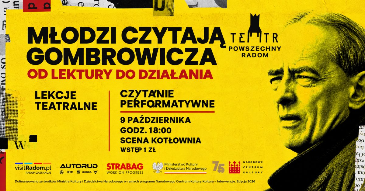 Młodzi czytają Gombrowicza - od lektury do działania