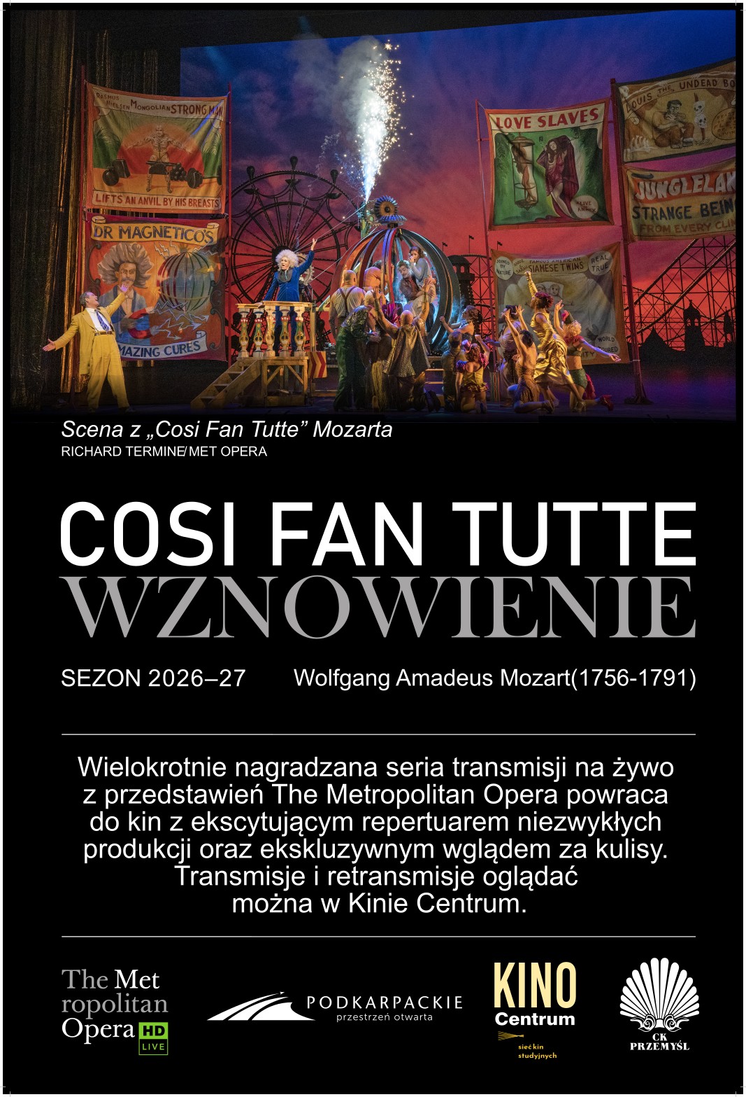 ReTransmisje Met: Na żywo w HD - Così fan tutte
