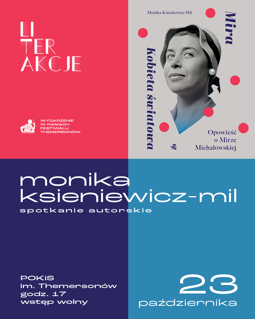 LiterAkcje z Moniką Ksieniewicz-Mil | Festiwal Themersonów 2026