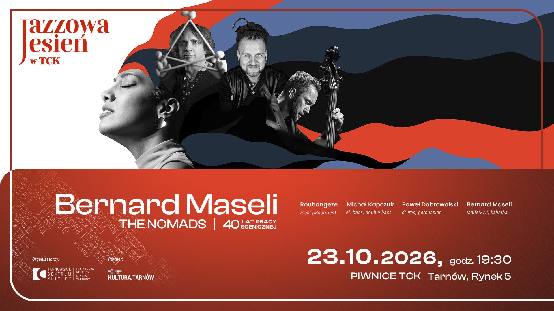 Jazz Autumn at TCK: Bernard Maseli “The Nomads”