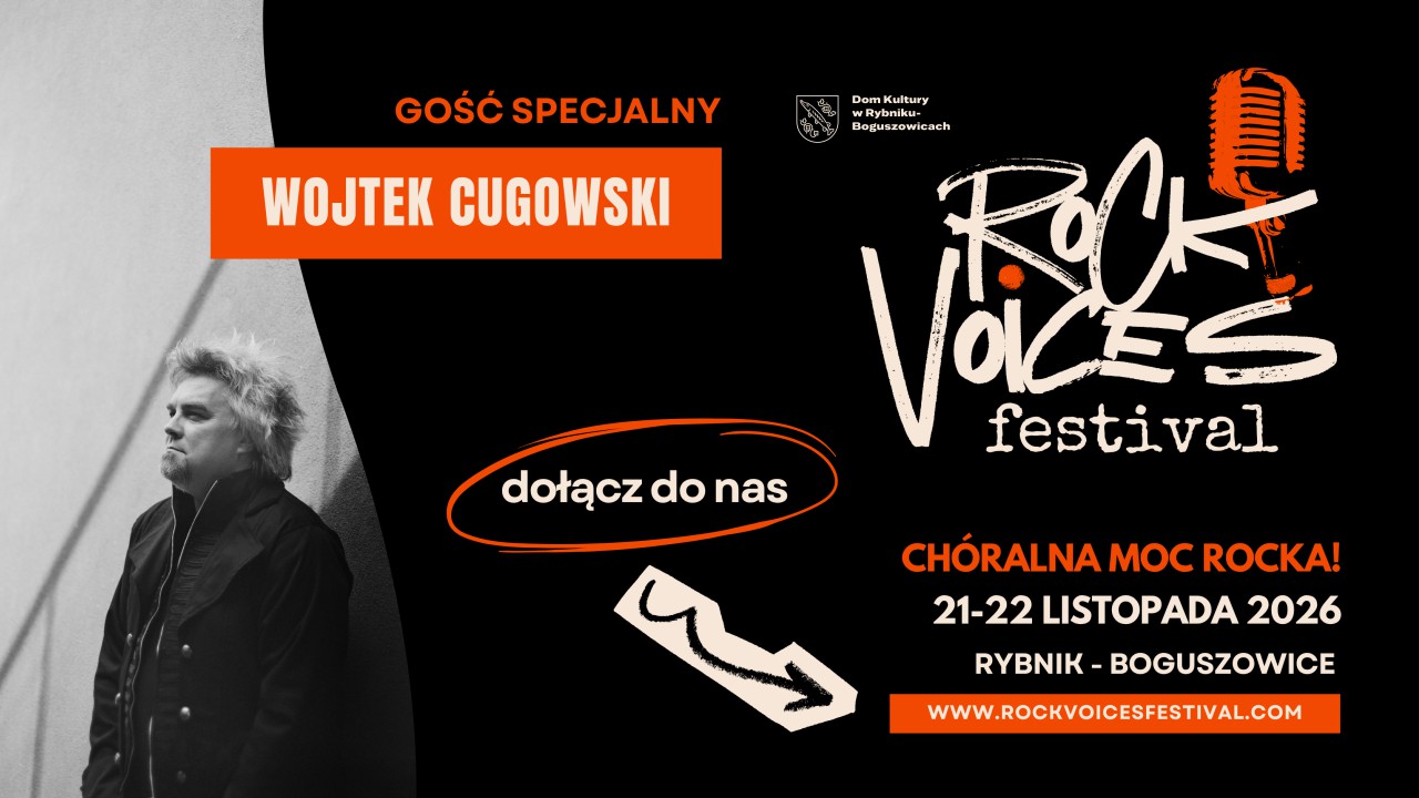 Rock Voices Festival 2026 – koncert finałowy z Wojtkiem Cugowskim