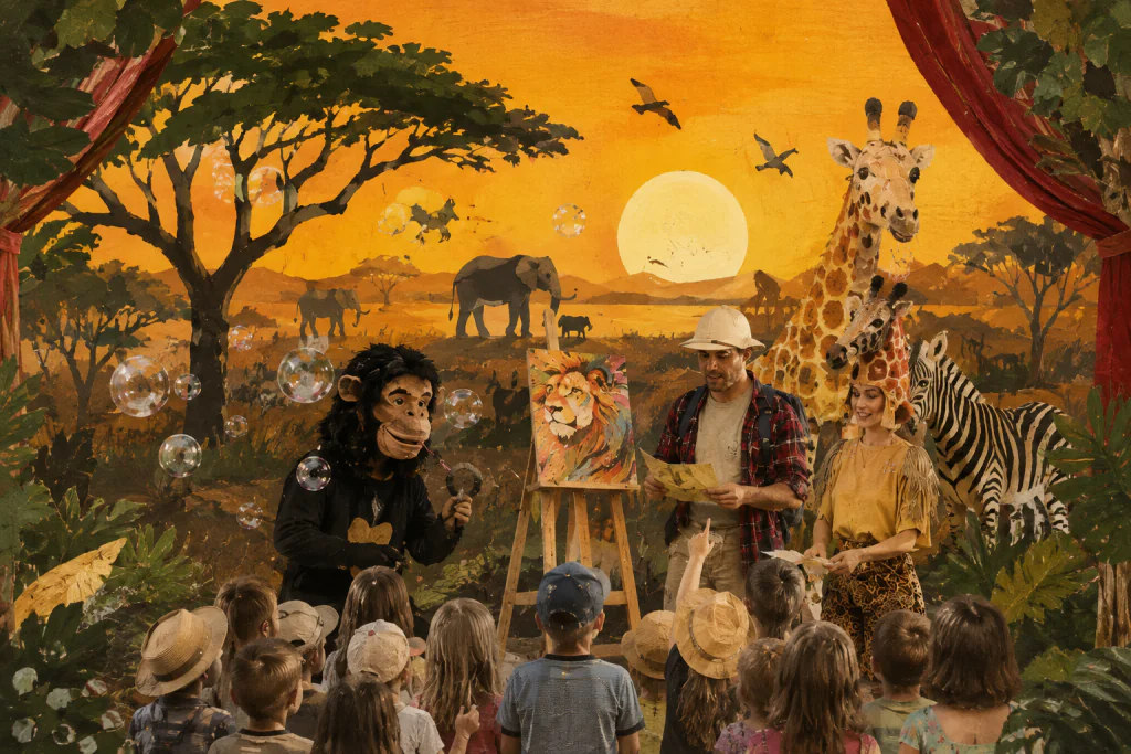 TEATR KWATERA – przygoda na Safari – spektakl dla dzieci