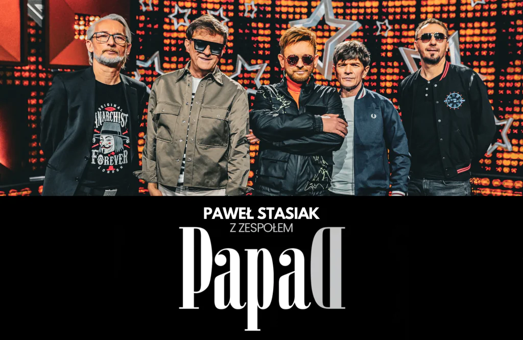 Paweł Stasiak z zespołem Papa D