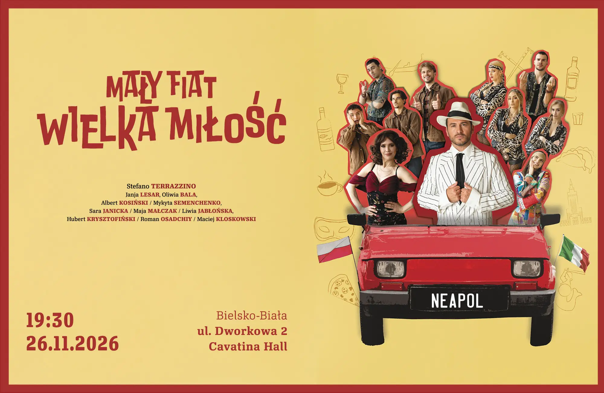 Mały Fiat Wielka Miłość – spektakl taneczno-muzyczny z udziałem Stefano Terrazzino