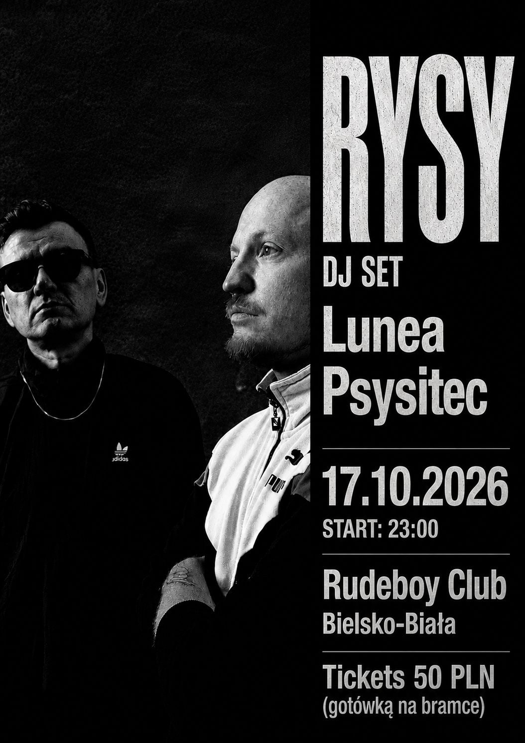 RYSY + DJ SET + Psysitec + Lunea