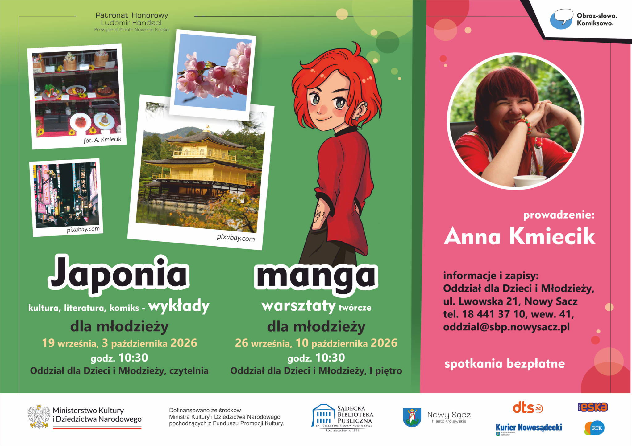 Lectures on Japan and manga workshops