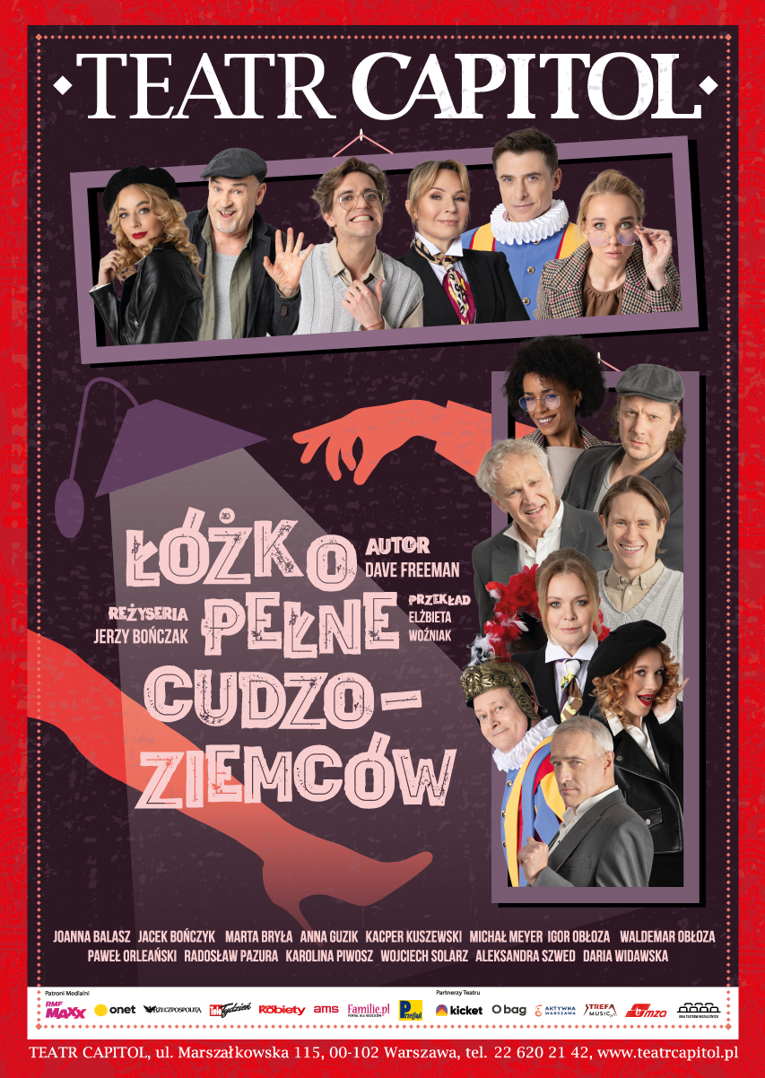 ŁÓŻKO PEŁNE CUDZOZIEMCÓW - spektakl w gwiazdorskiej obsadzie