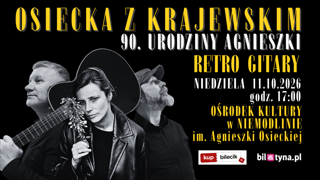 Osiecka with Krajewski - 90th birthday of Agnieszka Osiecka