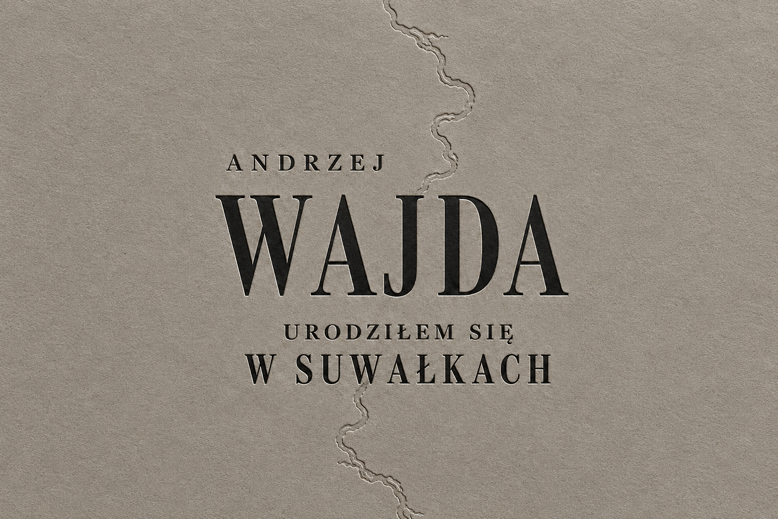 ANDRZEJ WAJDA. I WAS BORN IN SUWAŁKI | Exhibition and author's meeting