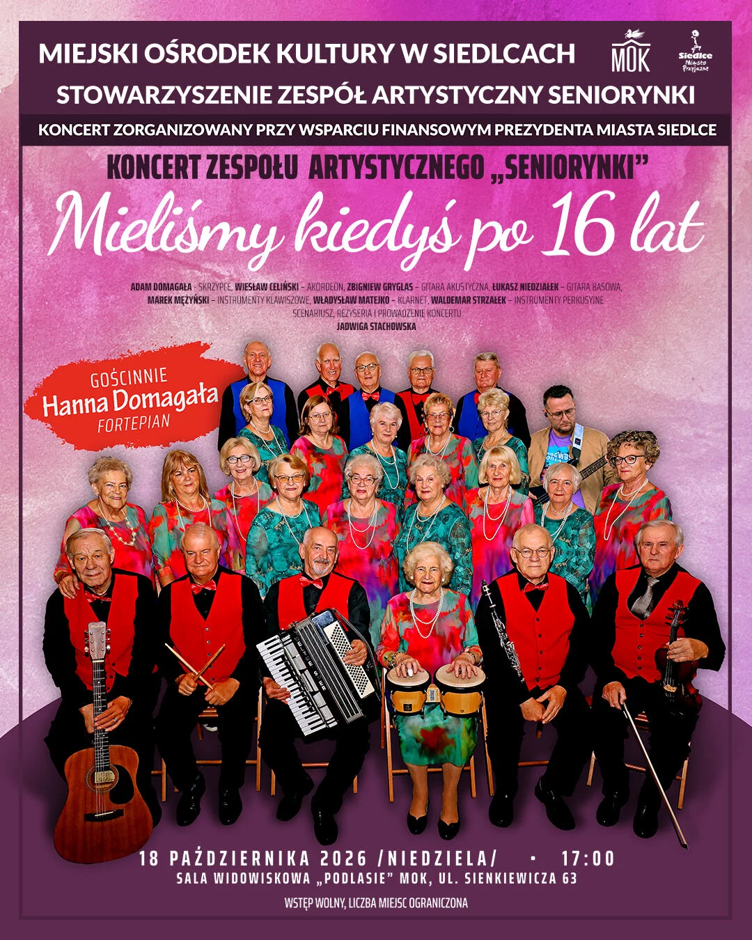 Concert of the Artistic Ensemble Seniorynki entitled “Once upon a time we were 16 years old”