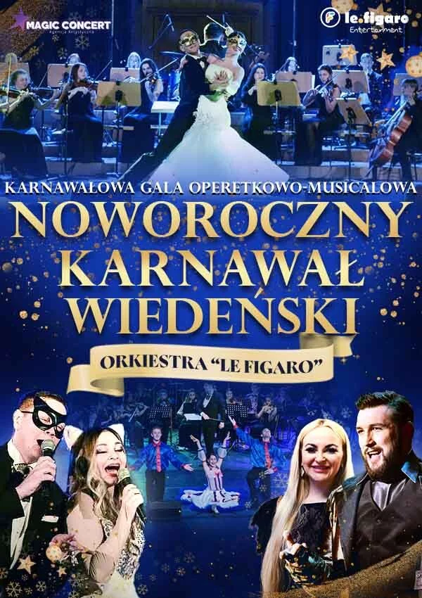 Operetta and musical gala entitled “New Year's Vienna Carnival”