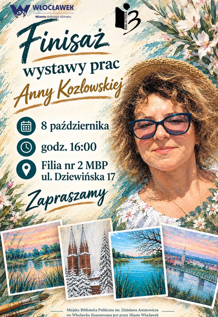 Finishing of the exhibition of works by Anna Kozłowska