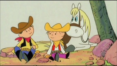 Bolek and Lolek in the Wild West