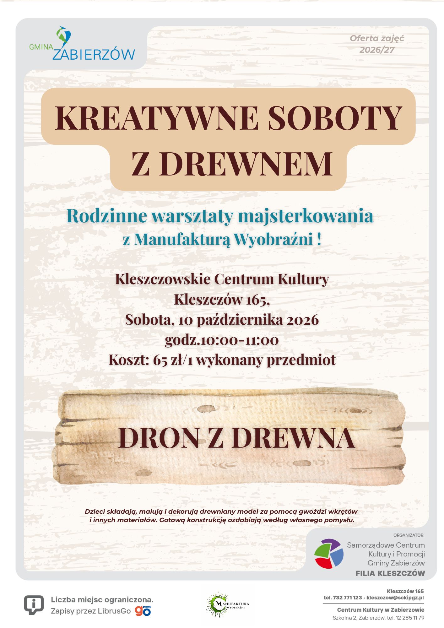 Kreatywne Soboty z Drewnem!
