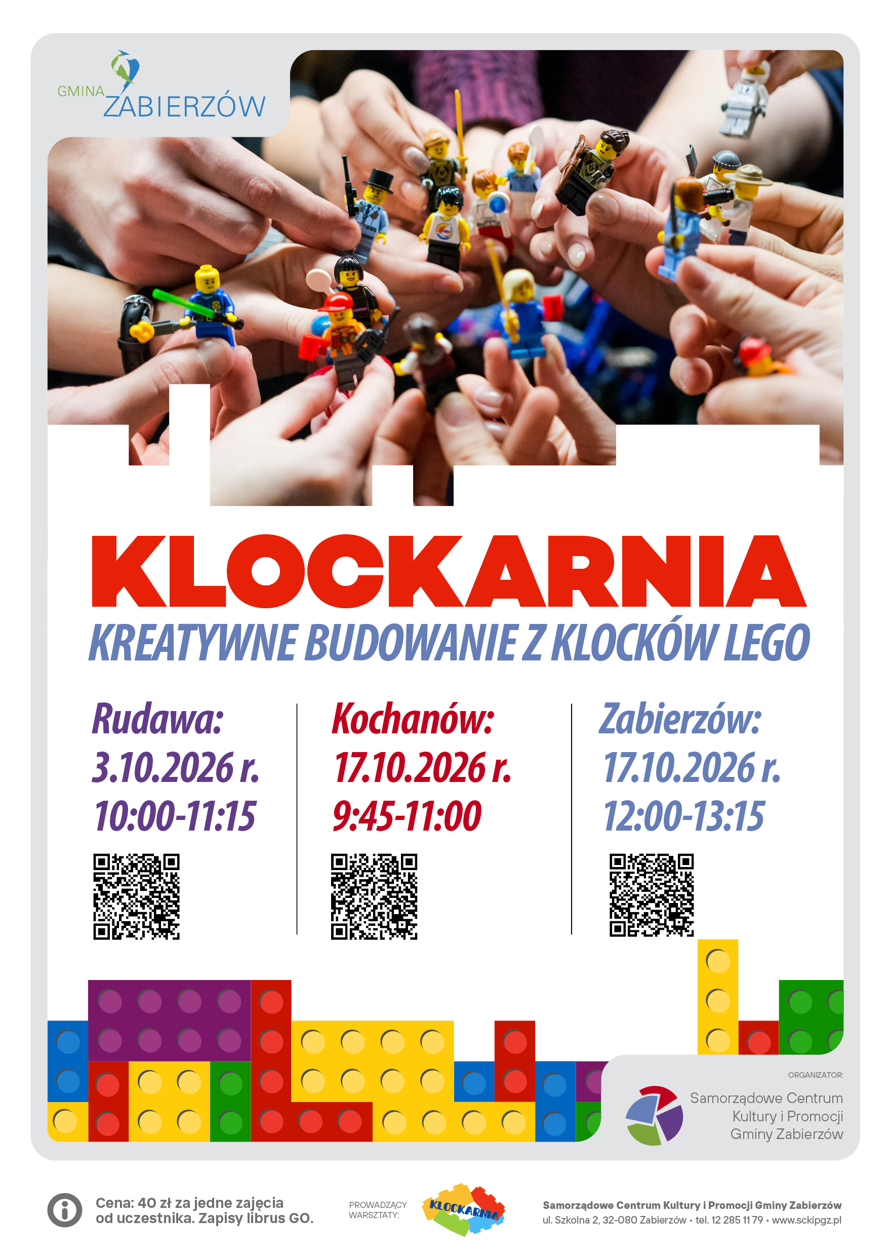 Klockarnia – Kreatywne Budowanie z Klocków LEGO w Zabierzowie!