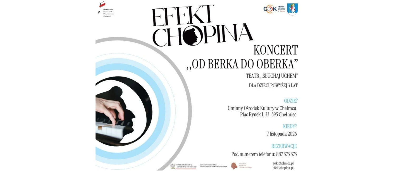 Spektakl Teatru Muzycznego Słuchaj Uchem pt. „Od Berka do Oberka” w ramach programu EFEKT CHOPINA.
