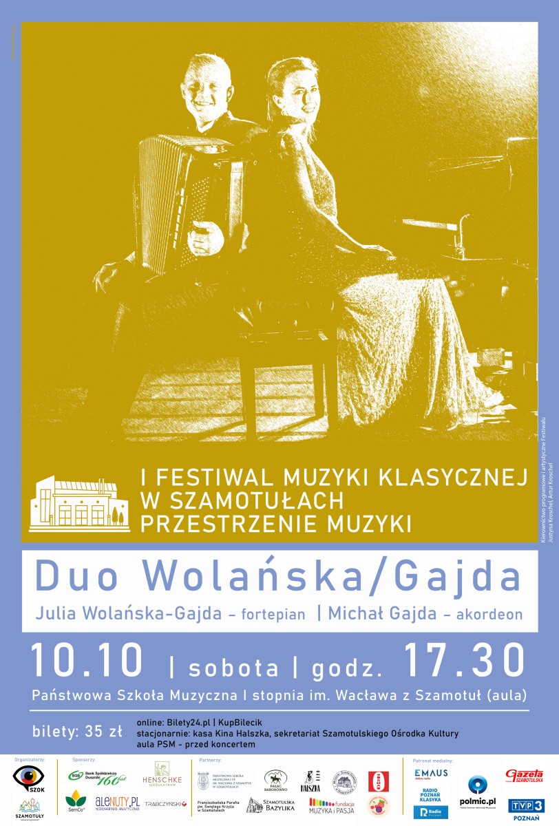 Duo Wolańska/Gajda | Przestrzenie muzyki – I Festiwal Muzyki Klasycznej w Szamotułach