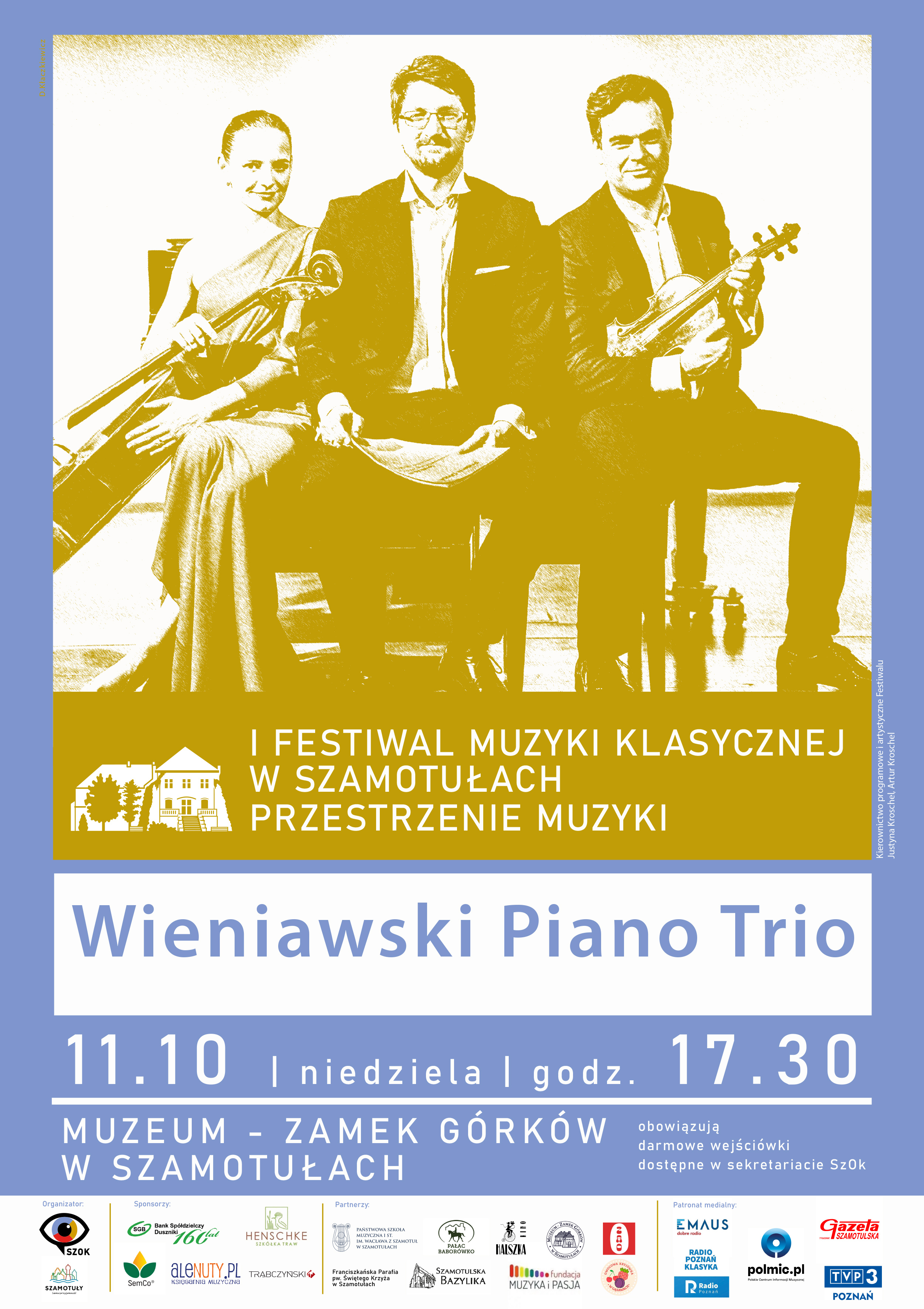 Wieniawski Piano Trio | Przestrzenie muzyki – I Festiwal Muzyki Klasycznej w Szamotułach