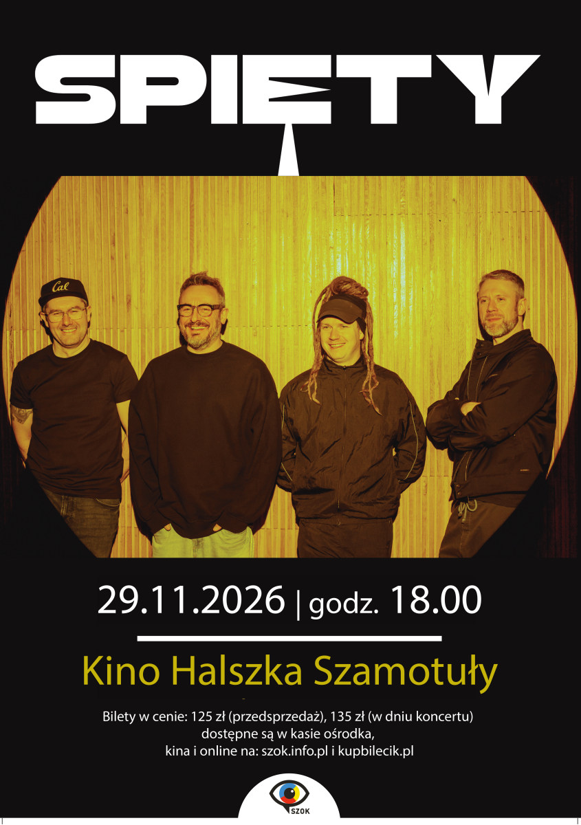 SPIĘTY z nową płytą Full H.D. w listopadzie w Szamotułach!