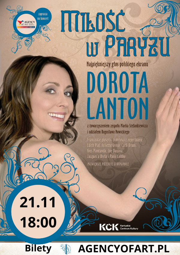 "Miłość w Paryżu" Dorota Lanton - Najpiękniejszy głos polskiego ekranu